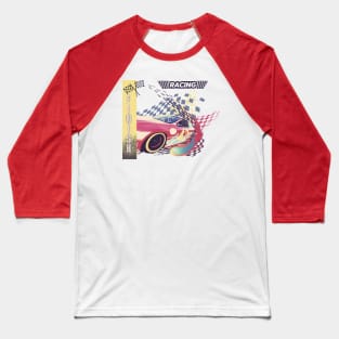 Faded Racing Tee Baseball T-Shirt